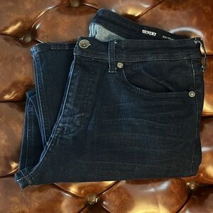 Seven7 Slim Straight Dark Denim Jeans, Mens size 36 x 30!